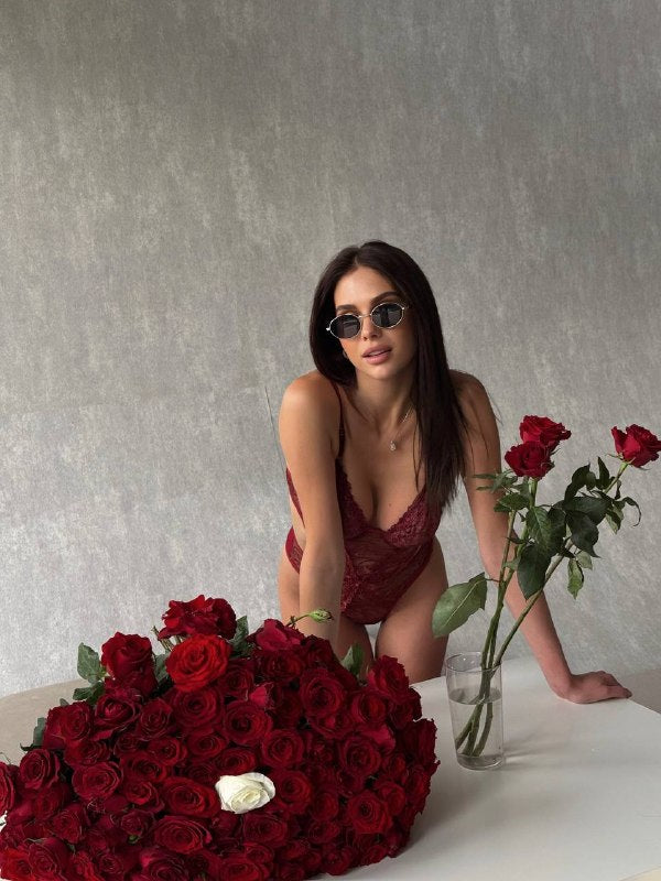 Lumière Bodysuit — Fuşya