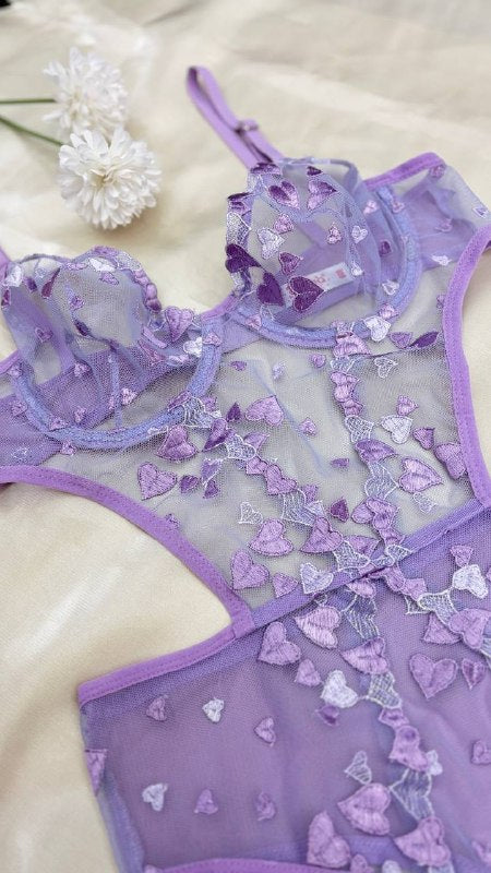 Papillon Bodysuit — Siyah