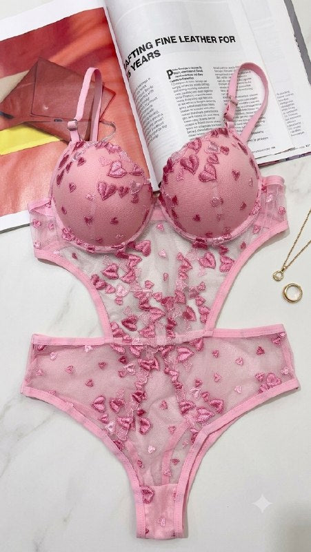 Rosé Bodysuit — Pembe