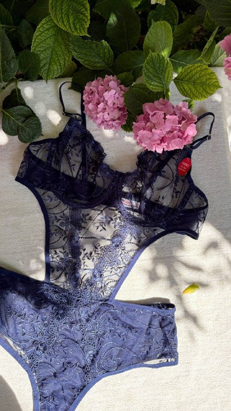 Minuit Bodysuit — Lacivert