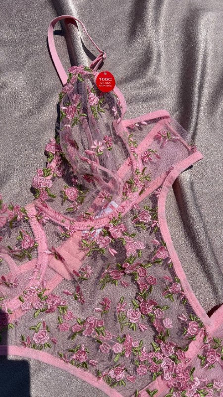 Amour Bodysuit — Pembe