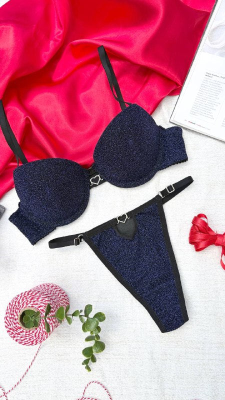 Onyx Simli Set — Lacivert
