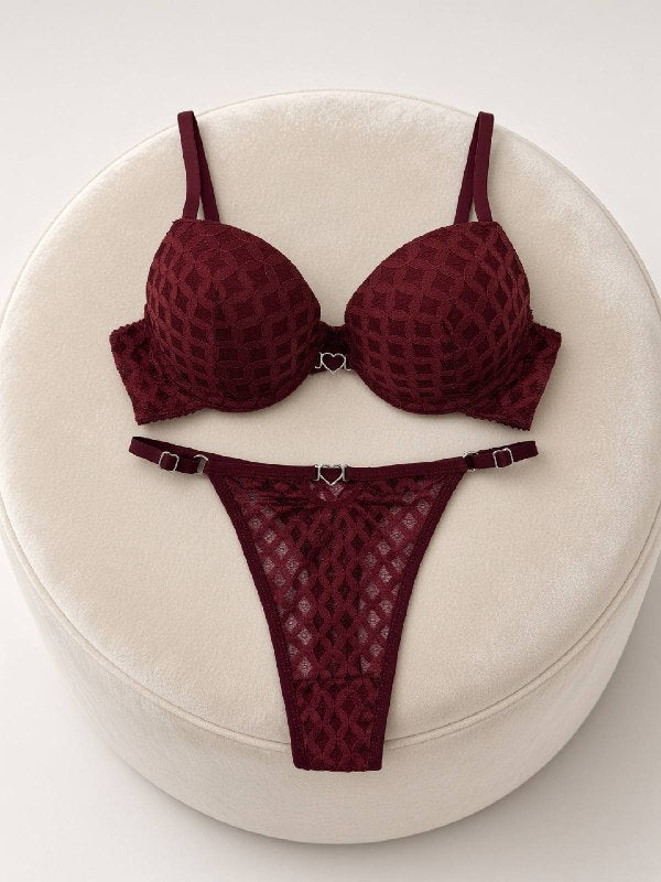 Aurore Fileli Set — Fuşya
