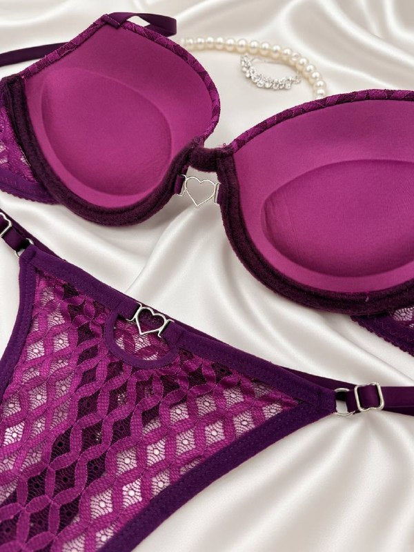 Aurore Fileli Set — Pembe