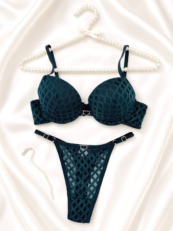 Aurore Fileli Set — Kırmızı