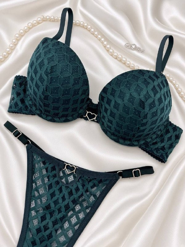 Aurore Fileli Set — Kırmızı