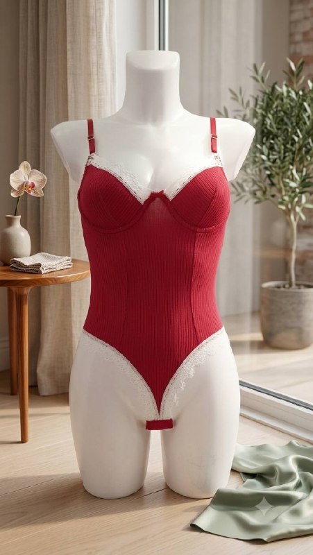 Céleste Bodysuit — Pembe