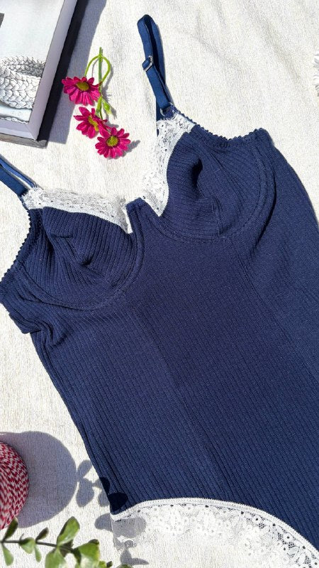 Céleste Bodysuit — Lacivert